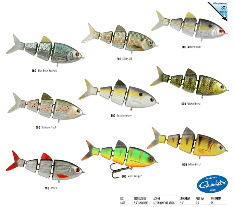 SPRO BBZ1 2,5 FASSA SWIMBAIT GAMAKATSU